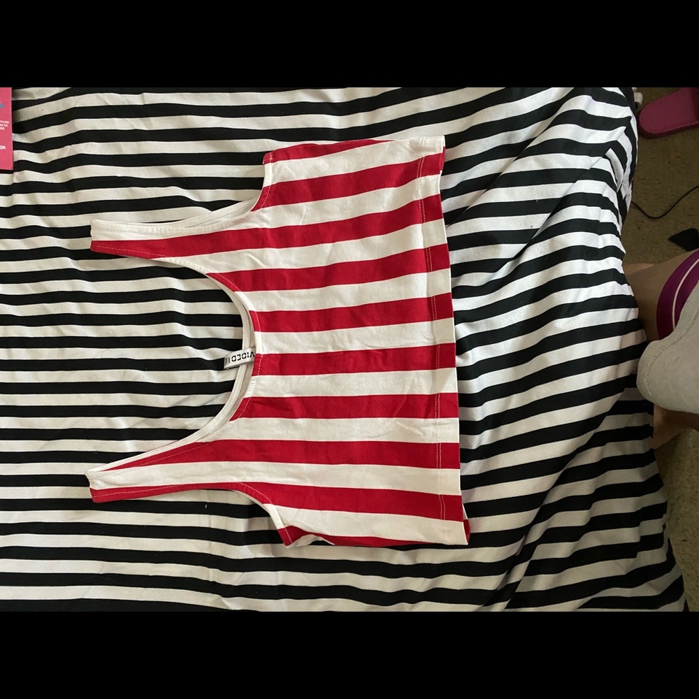 Stripped crop top